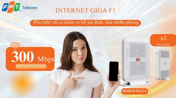 Goi Internet GIGA F1 FPT