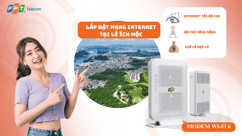 Lắp đặt mạng FPT tại Phường Lê Ích Mộc – Internet ổn định cho sinh hoạt và kinh doanh địa phương