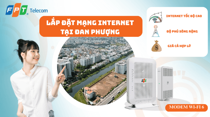 lắp đặt mạng FPT tại Đan Phượng
