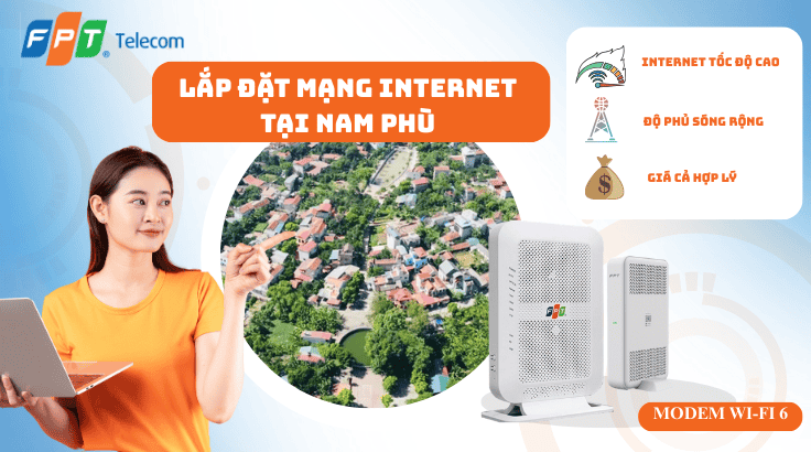Lắp đặt mạng FPT tại xã Nam Phù