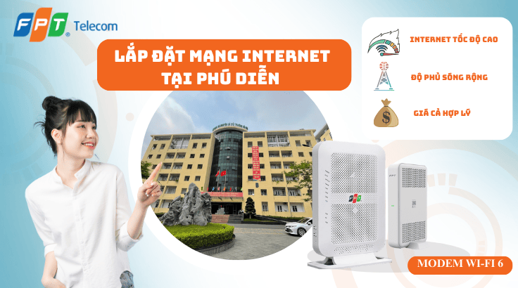 Lắp đặt mạng FPT tại Phường Phú Diễn